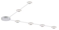 Star EBL Frill LED 6x0,45W 2700K 230/12V 7VA Weiß matt Chrom/Kunststoff