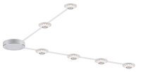 Star EBL Frill LED 6x0,45W 2700K 230/12V 7VA Weiß matt Chrom/Kunststoff