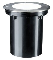 Paulmann Outd Plug & Shine Boden Einbauleuchten IP67 675 lumen 4000K 6W 24V 38° schwenkbar 20° Si Metall