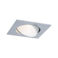 998.73  Paulmann Premium EBL Set Helia eckig schwb 4000K LED 8,7W230V/700mA92x92mm Alu geb Ws matt Alu