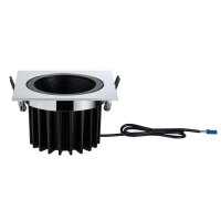 998.81  Paulmann Premium EBL Helia eckig schwb LED 2700K 13W 1,4A 115x115mm Chrom Alu Acr