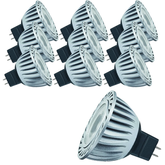 10 x 28053.10  Paulmann 12V GU5,3 Fassung LED Powerline 3W 35° Tageslichtweiß