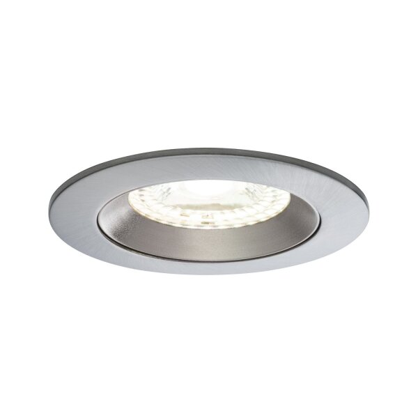 Paulmann SmartHome Zigbee Lens Einbauleuchten Set IP44 LED 3x4,8 W RGBW starr 230/24V 36W 80mm Chrom matt/Alu