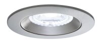 Paulmann SmartHome Zigbee Lens Einbauleuchten Set IP44 LED 3x4,8 W RGBW starr 230/24V 36W 80mm Chrom matt/Alu