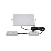 Paulmann Premium Einbaupanele 92802 eckig weiß matt IP65 900Lm 9W 2000-4000K 3 helligkeits Stufen ergibt 90W Licht - Ausschnitt 15cm