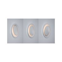 Paulmann Wand Einbauleuchten Set Neordic 1x2,5W 2700K 230V 230V Beton Weiß matt/Kunststoff