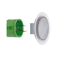 Paulmann Wand Einbauleuchten Set Neordic 1x2,5W 2700K 230V 230V Beton Weiß matt/Kunststoff