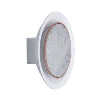Paulmann Wand Einbauleuchten Set Neordic 1x2,5W 2700K 230V 230V Beton Weiß matt/Kunststoff