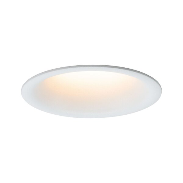Paulmann Einbauleuchten Set Cymbal Coin warmdim blendfrei 1x6,5W/480 lumen 230V 2000-2700K Weiß matt