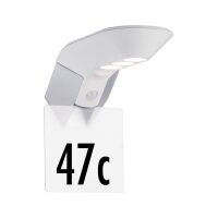 Paulmann Aussenleuchte Solar Wandleuchte Soley IP44 3000K 100 lumen Bewegungsmelder Weiß