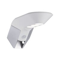 Paulmann Aussenleuchte Solar Wandleuchte Soley IP44 3000K 100 lumen Bewegungsmelder Weiß