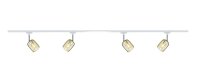 Paulmann U-Rail Komplett Set 4 Spots Blossom weiss 953.46...