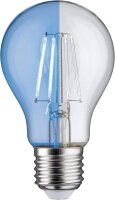 LED Fil blau AGL 2,2W E27 klarglas 230V