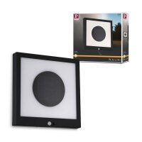 Outdoor Solar Panel Taija IP44 3000K 120 lumen Bewegungsmelder Anthrazit
