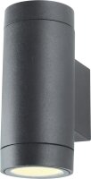 MILI LED Up&Down Aussenleuchte Wandleuchte GU10 E27 anthrazit schwarz IP54 up&down