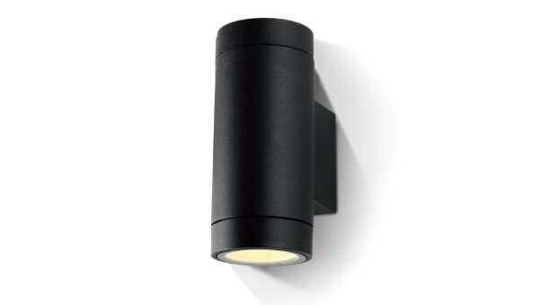 MILI LED Up&Down Aussenleuchte Wandleuchte GU10 E27 anthrazit schwarz IP54 up&down