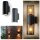 MILI LED Up&Down Aussenleuchte Wandleuchte GU10 E27 anthrazit schwarz IP54 up&down