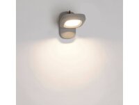 172758716 Philips myGarden Cloud LED Wandleuchte Aluminium Hellgrau 3W Warmweiss entspricht 26W 270 Lumen