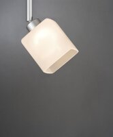 4 x Paulmann Lampenschirm Öffnung ca. 3,3 cm Quad Satin eckig Glas Ersatzglas, Schirm, Ersatzschirm