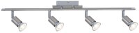 Paulmann Spotlight Georgia max 4x10W GU10 Nickel gebürstet 230V Metall