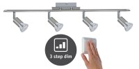 Paulmann Spotlight Georgia max 4x10W GU10 Nickel gebürstet 230V Metall