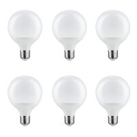 6 x Pack Paulmann LED Globe Leuchtmittel Warmweiß...