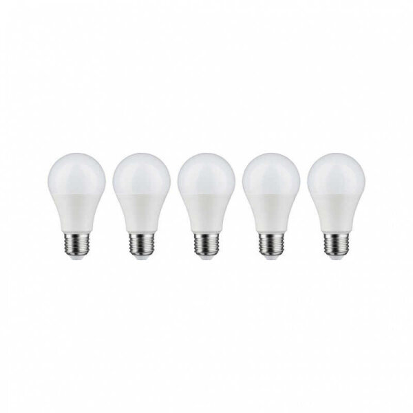Paulmann LED Tropfen 5er Set 28780 5x9W E27 2700K 5x806Lumen Kunststoff satin