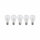 Paulmann LED Tropfen 5er Set 28780 5x9W E27 2700K 5x806Lumen Kunststoff satin