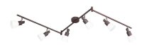 Wofi LED Deckenstrahler EVE Braun 6-Flammig 230V 6x5W...