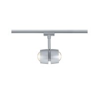 4er Set  Paulmann 969.35 URail Spot Oculus 2x5W Chrom matt 230V Metall dimmbar 2700K entspricht 2x 40W Licht 2x 300 lm