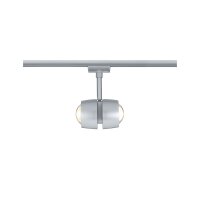 4er Set  Paulmann 969.35 URail Spot Oculus 2x5W Chrom matt 230V Metall dimmbar 2700K entspricht 2x 40W Licht 2x 300 lm