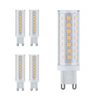 5er-Pack Standard 230V LED Stiftsockel G9 550 lumen 6W...