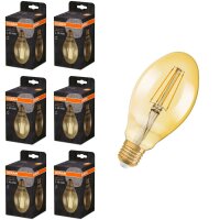 6x OSRAM Vintage 1906 E27 OVAL Filament LED Lampe 4,5W...