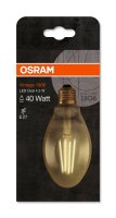 6x OSRAM Vintage 1906 E27 OVAL Filament LED Lampe 4,5W 470Lm 2500K Warmweiß wie 40W entspricht 40W