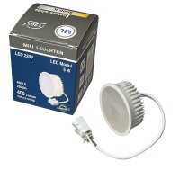 LED Modul für Einbauspots Flach 5W ergibt 40W 400 Lumen 120° Abstrahlwinkel 3000K-4000K Set dimmbar