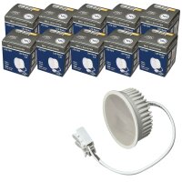 LED Modul für Einbauspots Flach 5W ergibt 40W 400 Lumen 120° Abstrahlwinkel 3000K-4000K Set dimmbar