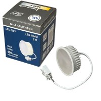 LED Modul für Einbauspots Flach 5W ergibt 40W 400 Lumen 120° Abstrahlwinkel 3000K-4000K Set dimmbar