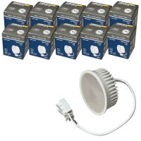 LED Modul für Einbauspots Flach 5W ergibt 40W 400 Lumen 120° Abstrahlwinkel 3000K-4000K Set dimmbar