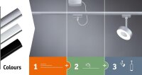 Paulmann URail Spot Asthene oder Pendelleuchte Corus Chrom matt E27 PAR38 LED