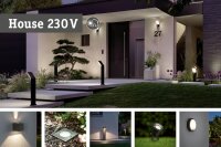 Paulmann LED Poller Außenleuchte Flarea IP65 3,1W Schwarz Aluminium 3000K 20-60cm