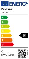 29138 Paulmann Filament 230V LED Röhre E27 1055lm 9W 4000K dimmbar Klar Leuchtmittel
