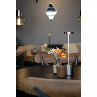 LED-Akku-Tischleuchte 2er-Set, verschiedene Farben, dimmbar, Farbtemperaturwechsel, aufladbar USB-C
