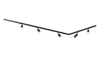 MRail 230V Schienensystem in Schwarz GU10 Spots...