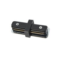 MRail 230V Schienensystem in Schwarz GU10 Spots Komponenten Stangensystem austauschbare LED Leuchtmittel  Schwarz
