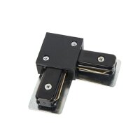 MRail 230V Schienensystem in Schwarz GU10 Spots Komponenten Stangensystem austauschbare LED Leuchtmittel  Schwarz