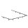 MRail Set 6 Meter gerade/ L / U Form + inkl. 8 Spots Schwarz