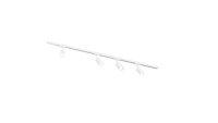 MRail Set 2 Meter gerade + inkl. 4 Spots Weiß
