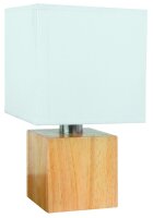 Paulmann Table&Desk Asta Tischleuchte max.1x40W E14 Holz/Weiß 230V Holz/Stoff