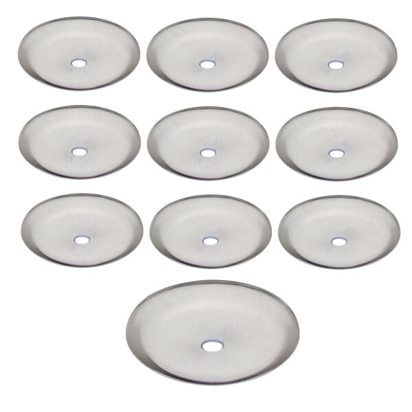 Paulmann Star Einbauleuchten Set Sternenhimmel LED 10x0,25W 7VA 230/12V 40mm Eisen gebürstet/Metall