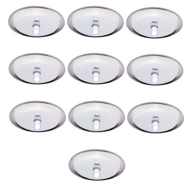 Auslauf Star EBL Set Sternenhimmel LED 10x0,25W 15VA 230/12V 40mm Chrom/Metall